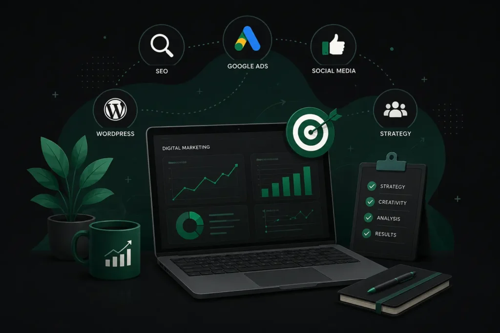 digital marketing illustration